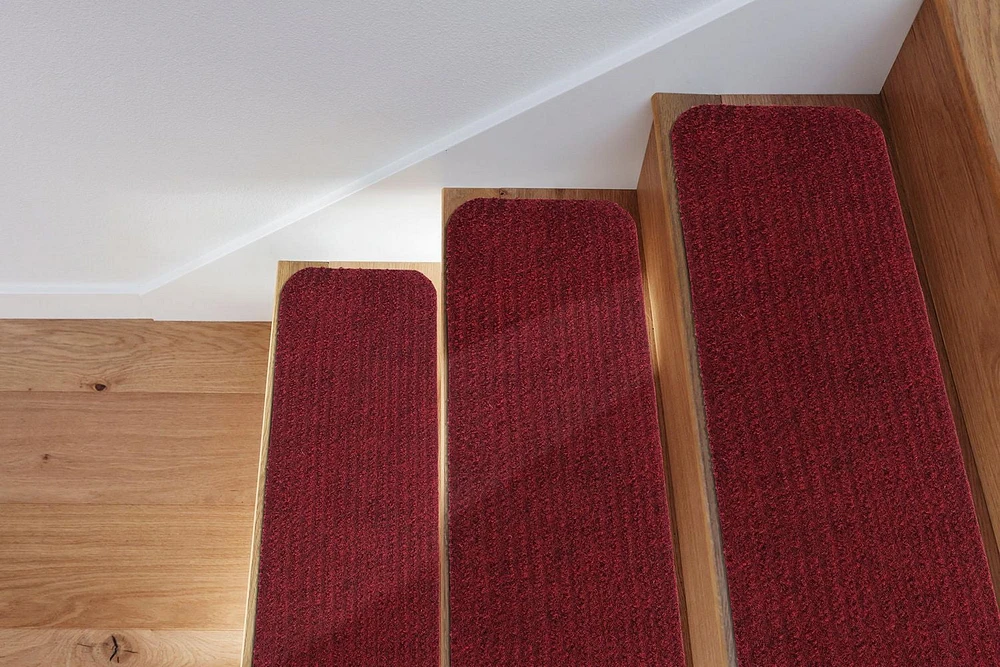 Ottomanson Lifesaver Collection Utility Ribbed Stair Tread