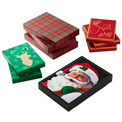 Hallmark Assorted Christmas Shirt Box Bundle, Traditional Holiday (Pack of 9: 5 Small, 3 Medium, 1 Large)
