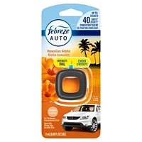 Febreze Car Air Freshener, Odor-Fighting Automotive Vent Clip, Hawaiian Aloha Scent