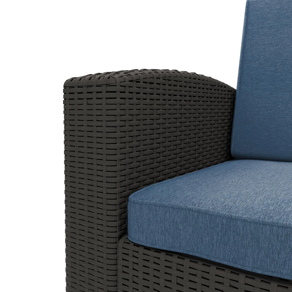 Lake Front All Weather Resin Wicker Outdoor Patio Armchair