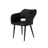 CHAISE DE CONFÉRENCE (PU) en Noir ENSEMBLE DE 2