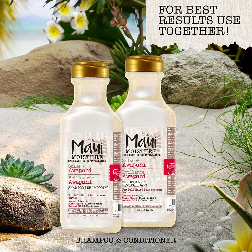 Revitalisant hydratant végétalien Maui Moisture Brillance + Awapuhi