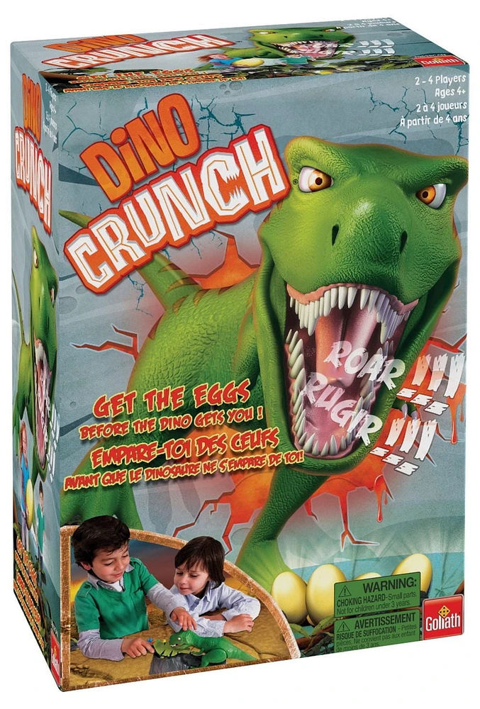 Goliath: Dino Crunch Game, Steal the hungry Dino's eggs!