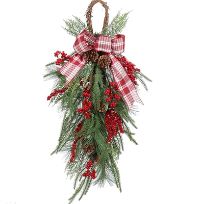 Holiday Time Christmas 32IN Evergreen Swag