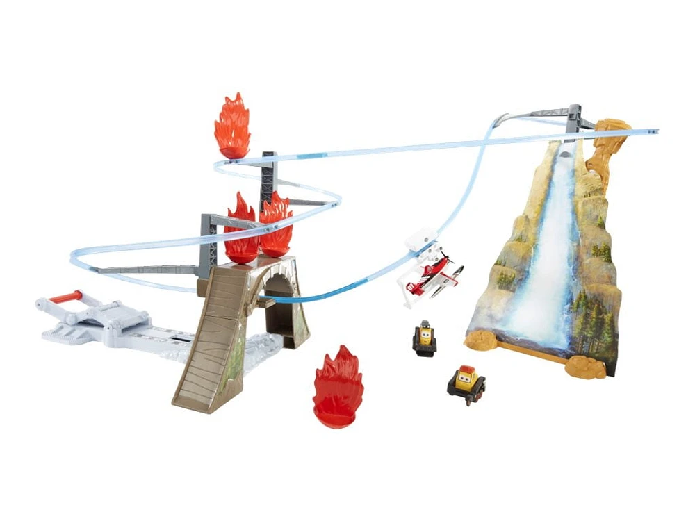 Disney Planes Fire & Rescue Action Shifters - Piston Peak Air Attack Track Set