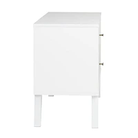 Prepac Table de chevet Milo à deux tiroirs