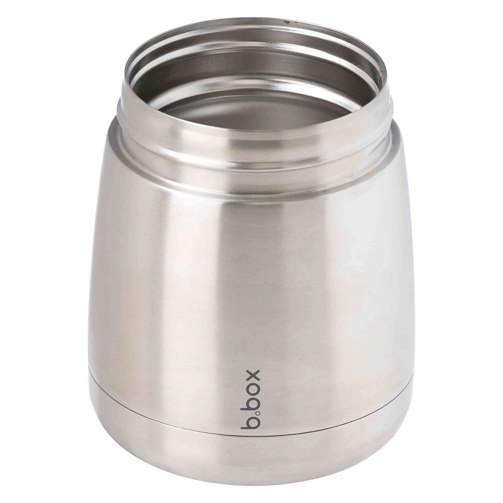 b.box - Insulated Food Jar with Spork for Toddlers Easy open container for Toddlers Stainless Steel, 5hrs + of perfect temperatures Dishwasher safe, BPA Free