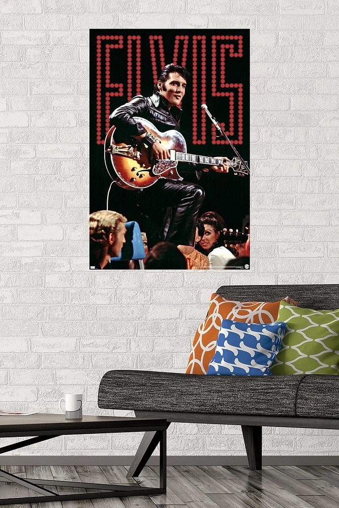 Elvis Presley - 68 Concert Wall Poster, 22.375" x 34"