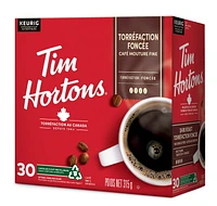 Tim Hortons Dark Roast Coffee, Keurig K-Cup 30ct Pods