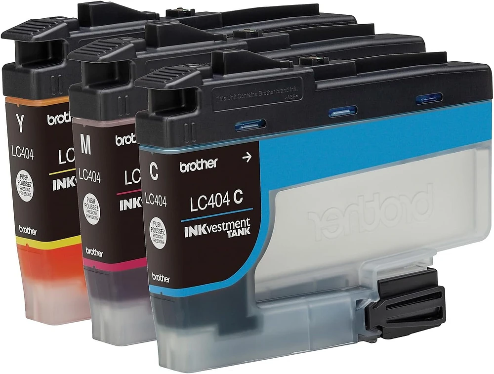 Brother Genuine LC4043PKS Standard-Yield Colour Ink Cartridge 3-Pack, Brother Genuine LC4043PKS Standard-Yield Colour Ink Cartridge 3-Pack