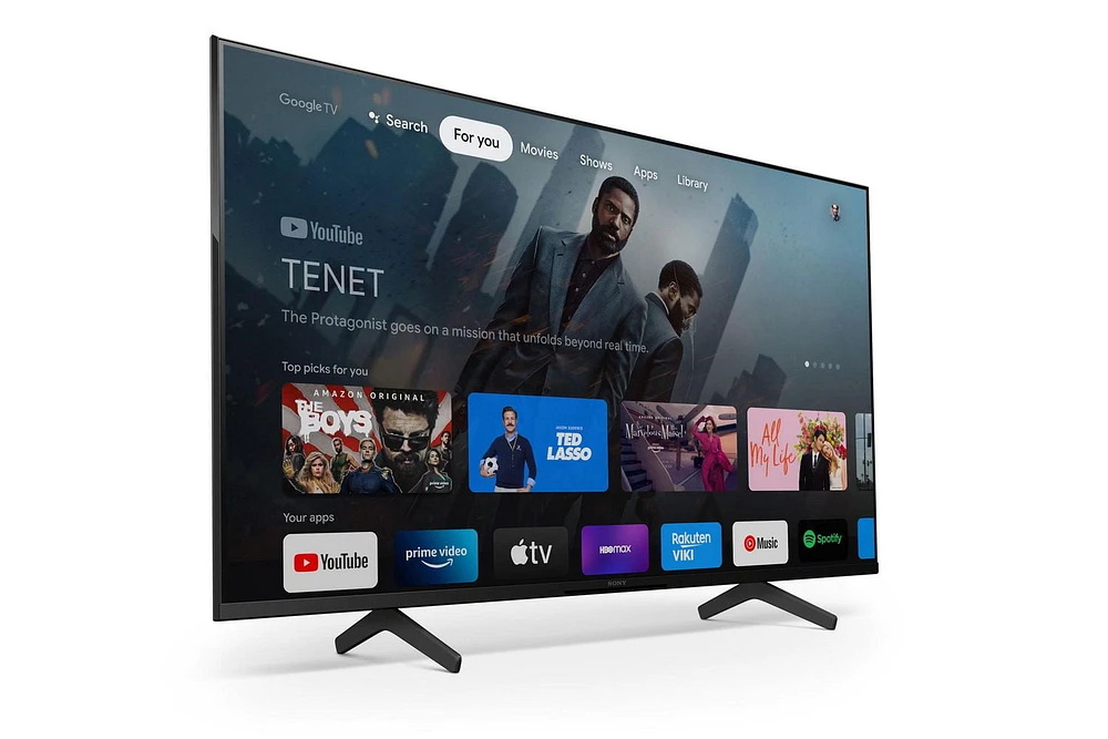 Sony 75" X80K 4K HDR LED TV with Google TV (KD75X80K), 4K HDR LED TV