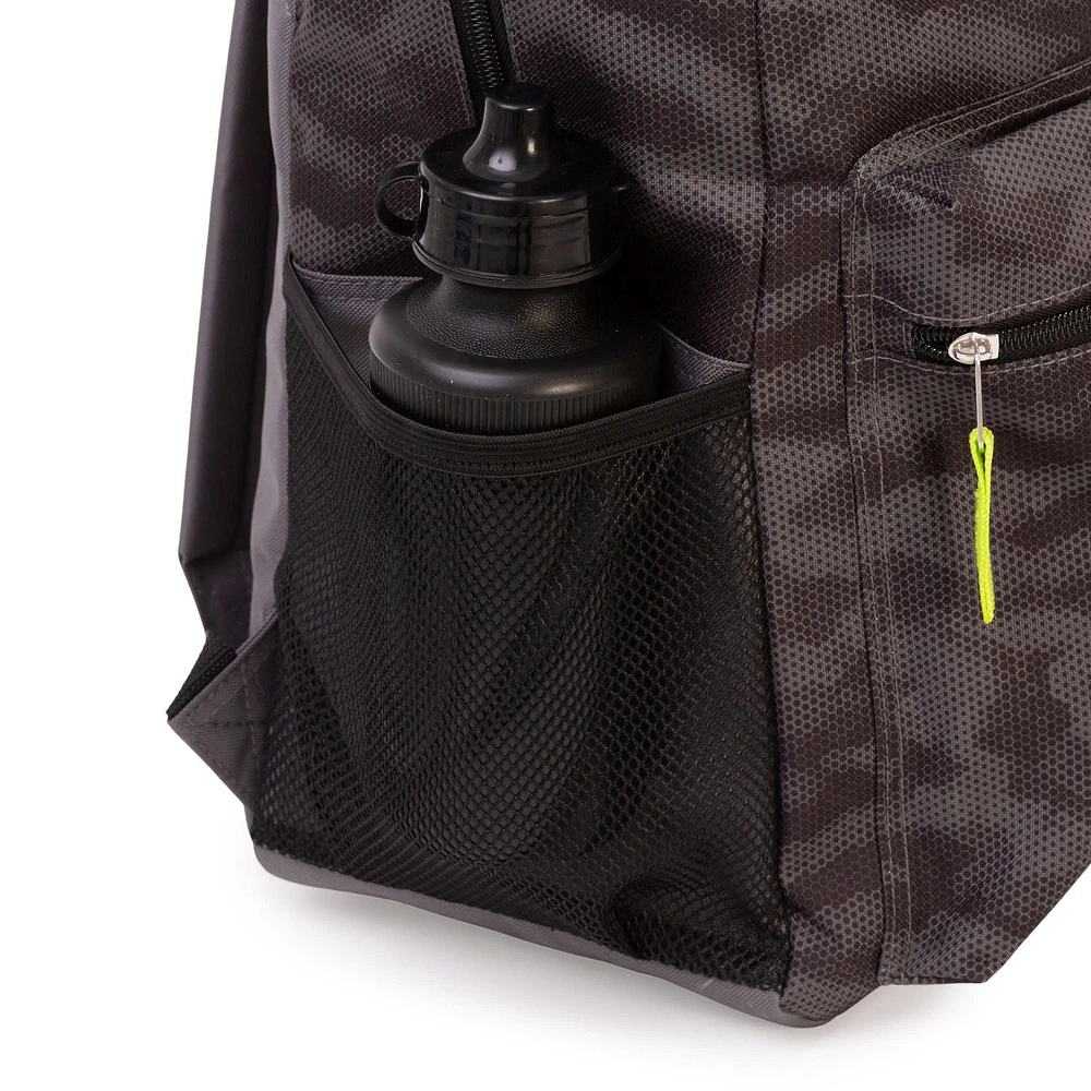 Ensemble de Sac à dos Scolaire Jetstream 5 pièces: Sac à dos pour enfants avec Sac à Lunch, Trousse,  Règle et bouteille d'eau