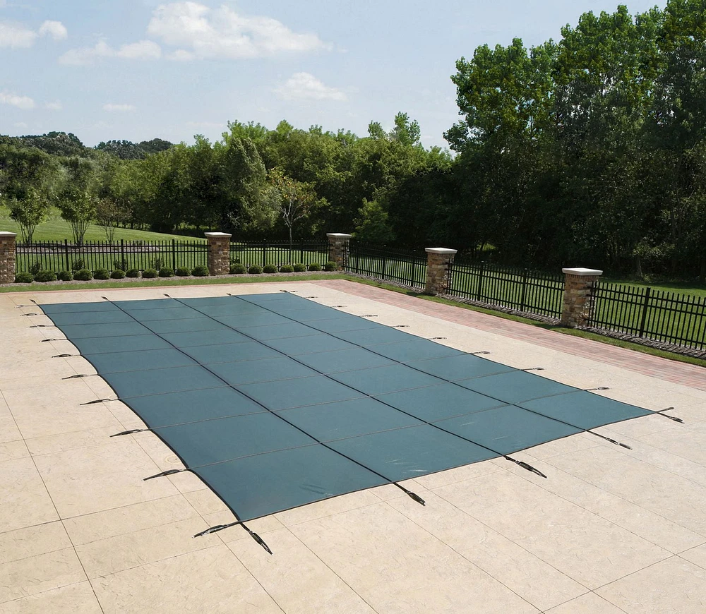 Couvre piscine rectangulaire pour piscine creusée, 4,5 m X 9,1 m