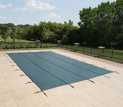 Couvre piscine rectangulaire pour piscine creusée, 4,5 m X 9,1 m