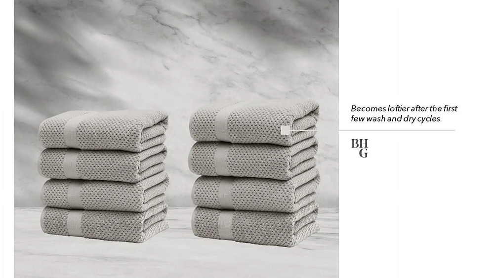 Better Homes & Gardens Signature Soft Popcorn Texture Towel Collection