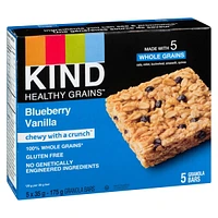 KIND Healthy Grains Vanilla Blueberry Bars, 5 pack, 5 - 12 oz (35g) bars