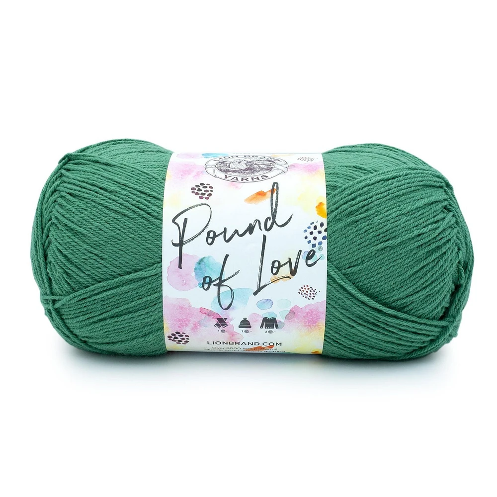 Lion Brand Pound of Love Yarn #4 Medium Premium Acrylic Yarn 454g /932m 1 Ball