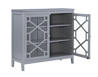Grande armoire Ronan, gris