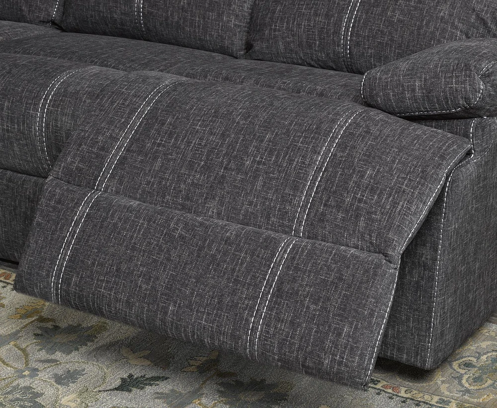 Caera Recliner Loveseat, Grey