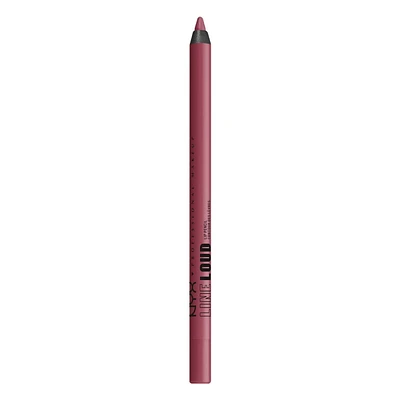 NYX PROFESSIONAL MAKEUP, Line Loud, Crayon pour lèvres hydrofuge, Infusé de Vitamine E, Formule végétalienne Résistance aux transferts.