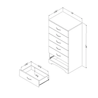 South Shore Soho 6-Drawer Chest