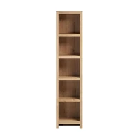 Prepac Moda 5 Shelves Bookcase Natural Oak