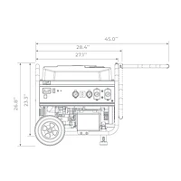 FIRMAN Power Equipment P05703 Gas Powered 7100/5700 Watt (performance Series) Extended Run Time Portable Generator