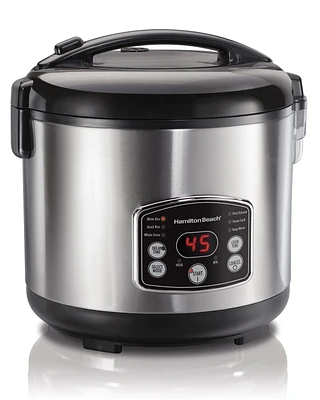 Cuiseur à riz et étuveur numérique en 1 Simplicity de Hamilton Beach de 14 tasses 37549C 14 tasses