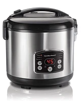 Cuiseur à riz et étuveur numérique en 1 Simplicity de Hamilton Beach de 14 tasses 37549C 14 tasses