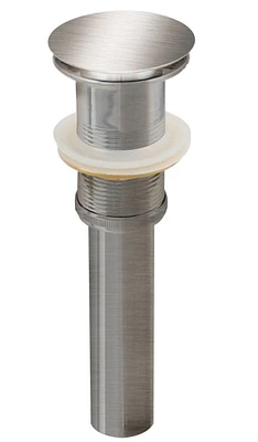 2.6-in. W Stainless Steel Bathroom Sink Drain In Brushed Nickel AI-20324