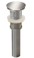 2.6-in. W Stainless Steel Bathroom Sink Drain In Brushed Nickel AI-20324