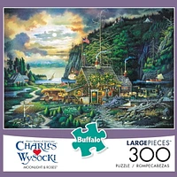 Buffalo Games Le puzzle Charles Wysocki Moonlight & Roses en 300 pièces
