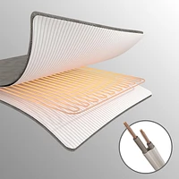Couverture chauffante Sunbeam en velours pour pour lits jumeaux, lits à deux places/grands lits et très grands lits, 12 réglages de chaleur, chauffage rapide, arrêt automatique après 12 heur