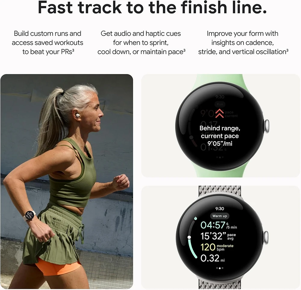 Google Pixel Watch 3 (41 mm) – Montre intelligente Android