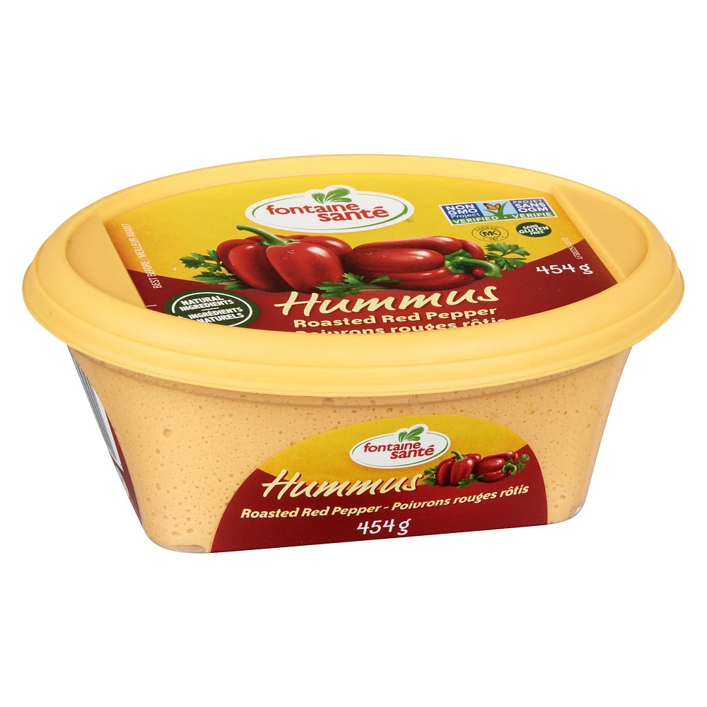 Fontaine Santé Hummus Roasted Red Pepper, 454 g