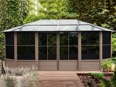 Florence Solarium 12 Ft. x 18 Ft. en Sable