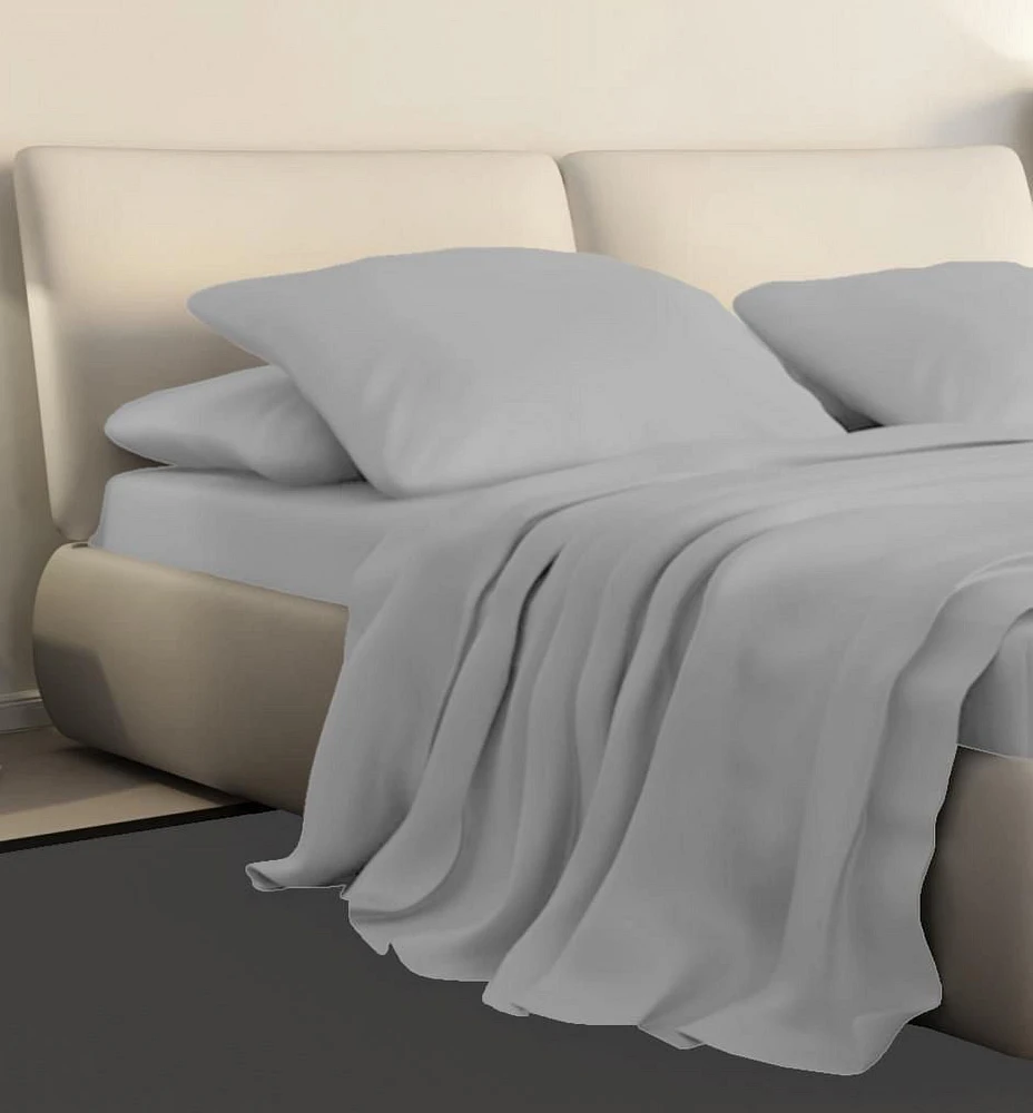 Ensemble de draps en coton biologique 600 fils Johnson Home