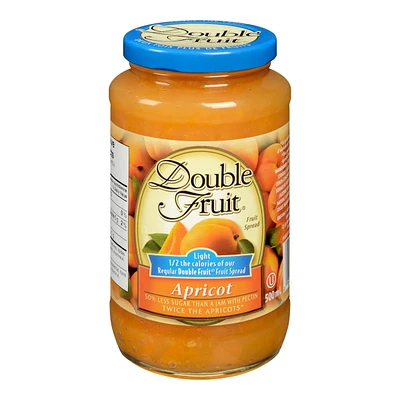 Double Fruit Légère tartinade d'abricots 500mL
