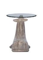 Table d'appoint Baleine William, Bois Flotté