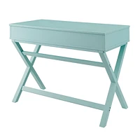 Posey Lift-Top Desk in Turquoise