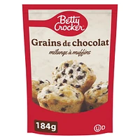 Betty Crocker Muffin Mix Chocolate Chip - Snack Size, 184g, 184g