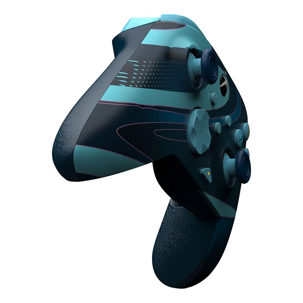 PDP REMATCH GLOW Advanced Wired Controller: Blue Tide - Xbox Series X|S, Xbox One, & Windows 10/11, PDP RMTCH GLW W CNTRL: Blue T