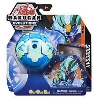 Bakugan Evolutions Deka, Hydorous (bleu), Figurine Jumbo articulée transformable et carte à collectionner, jouets pour garçons, à partir de 6 ans