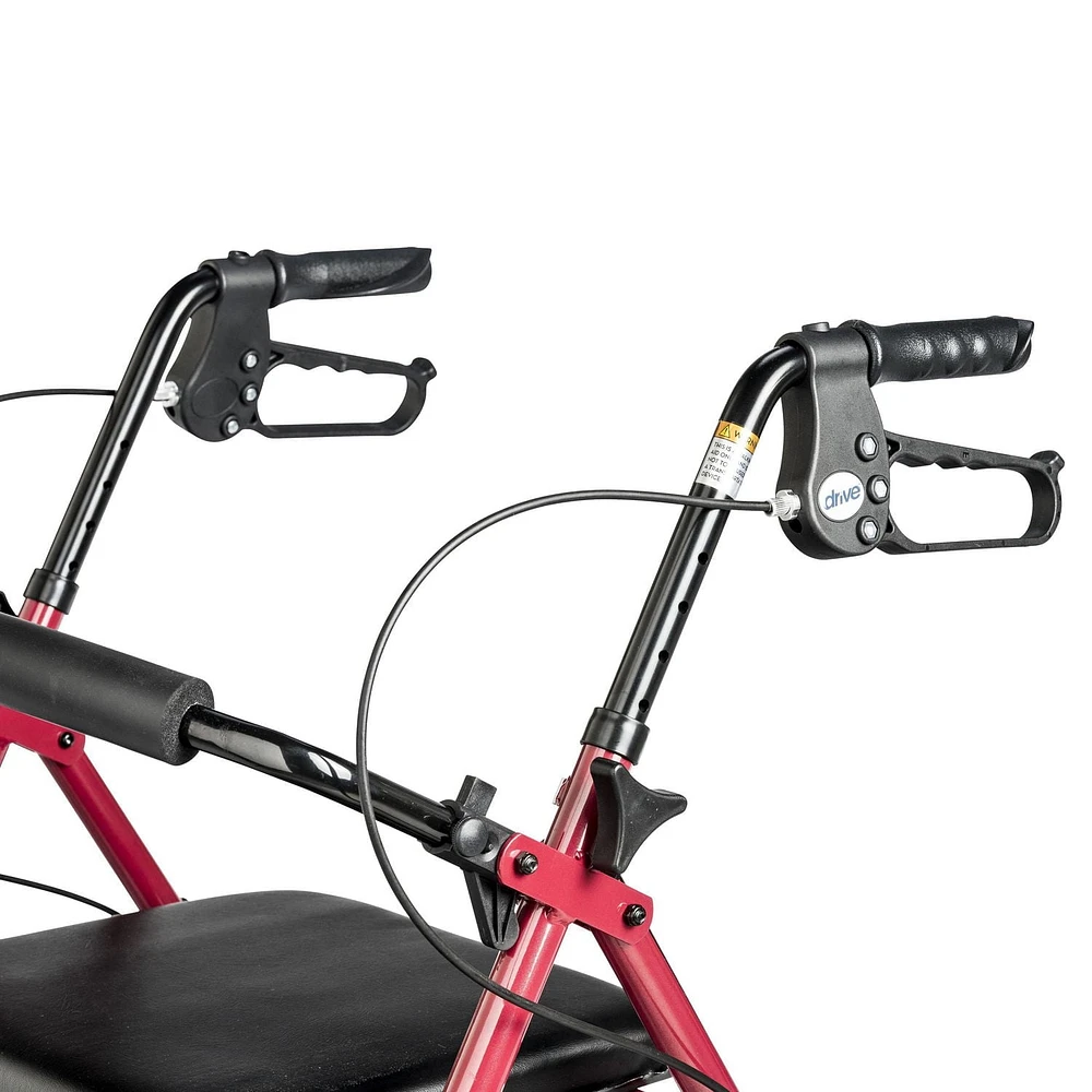 Déambulateur à roulettes de 15,24 cm (6 po) et à hauteur réglable de Drive Medical Déambulateur à roulettes