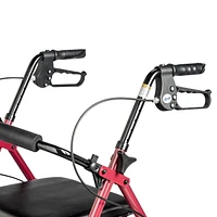 Déambulateur à roulettes de 15,24 cm (6 po) et à hauteur réglable de Drive Medical Déambulateur à roulettes