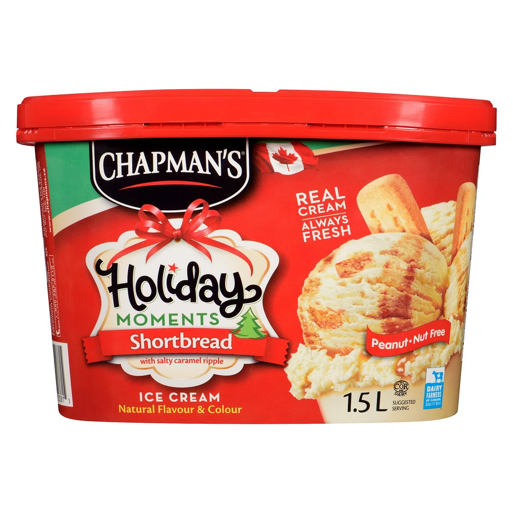 Chapman's Holiday Moments Shortbread Ice Cream