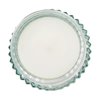Bougie florale verte