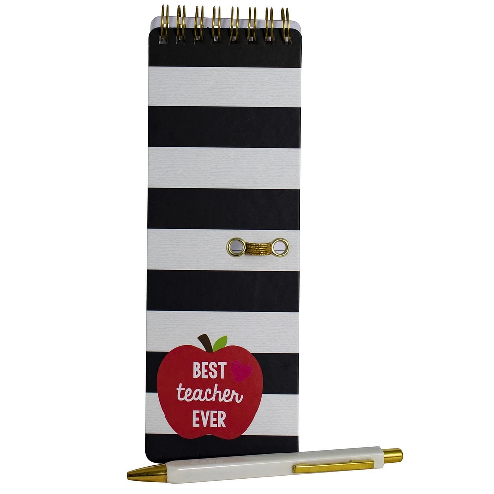Best Teacher Ever Notebook With Pen