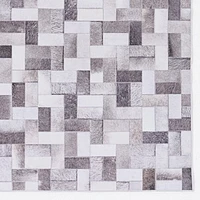 Tapis d'appoint Laredo Burke gris & ivoire de 3 pi x 5 pi