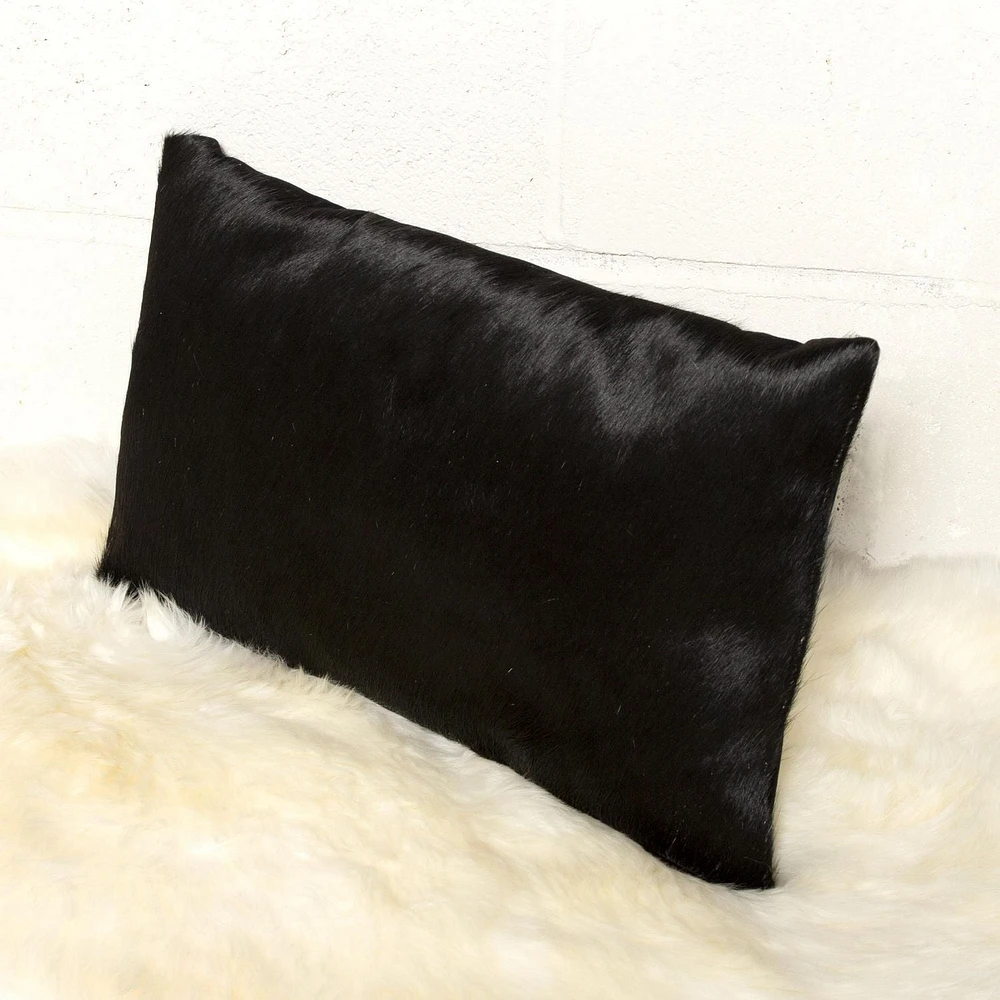 COUSSINS TORINO EN PEAU DE VACHE 12"X20" 2 PQT